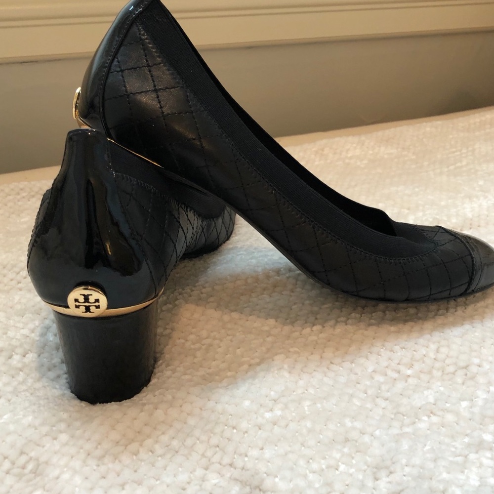 Tory Burch Black Low Heel Shoe
